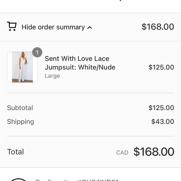 Lace Bridal Jumpsuit L - Picture 3 of 6